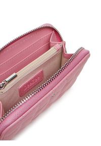 DeeZee Duży Portfel Damski W22062 Różowy. Kolor: różowy. Materiał: skóra