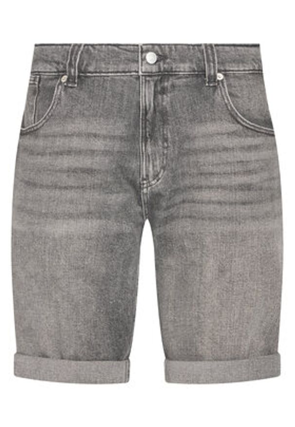Tommy Jeans Szorty jeansowe Ronnie DM0DM20946 Szary Slim Fit. Kolor: szary. Materiał: bawełna