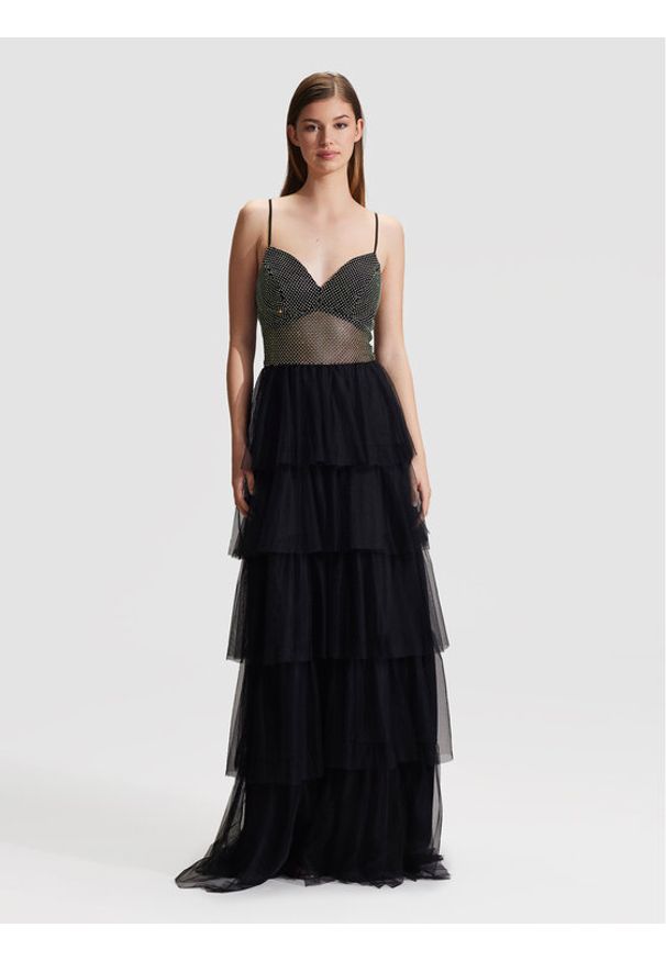 Hey Kyla Sukienka wieczorowa 5AG096HK Czarny Slim Fit. Kolor: czarny. Materiał: syntetyk. Styl: wizytowy