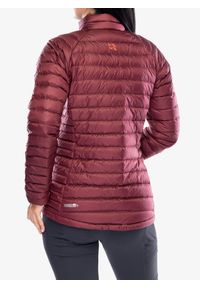 Kurtka puchowa damska Rab Microlight Jacket. Kolor: czerwony. Materiał: puch. Sport: turystyka piesza