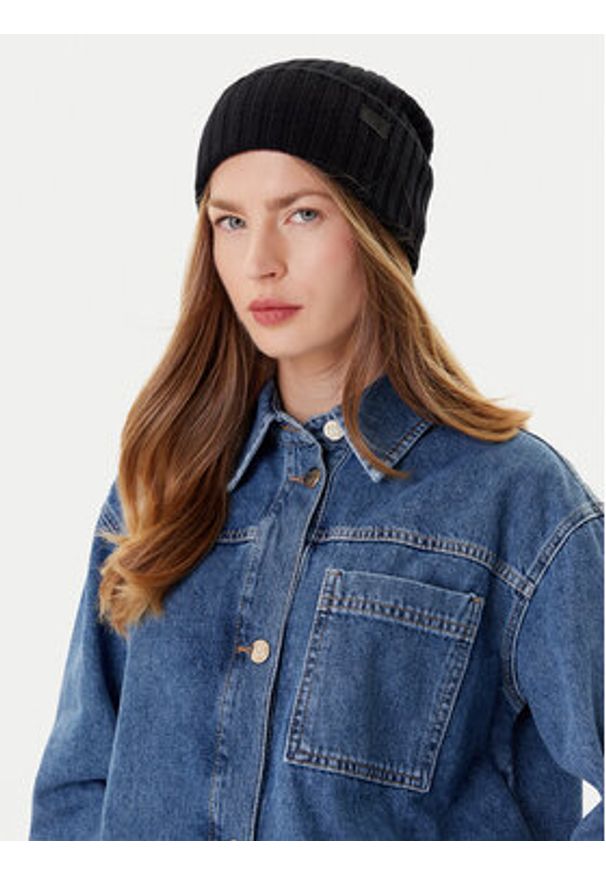Weekend Max Mara Czapka Ritmo 2525576035 Czarny. Kolor: czarny. Materiał: wełna