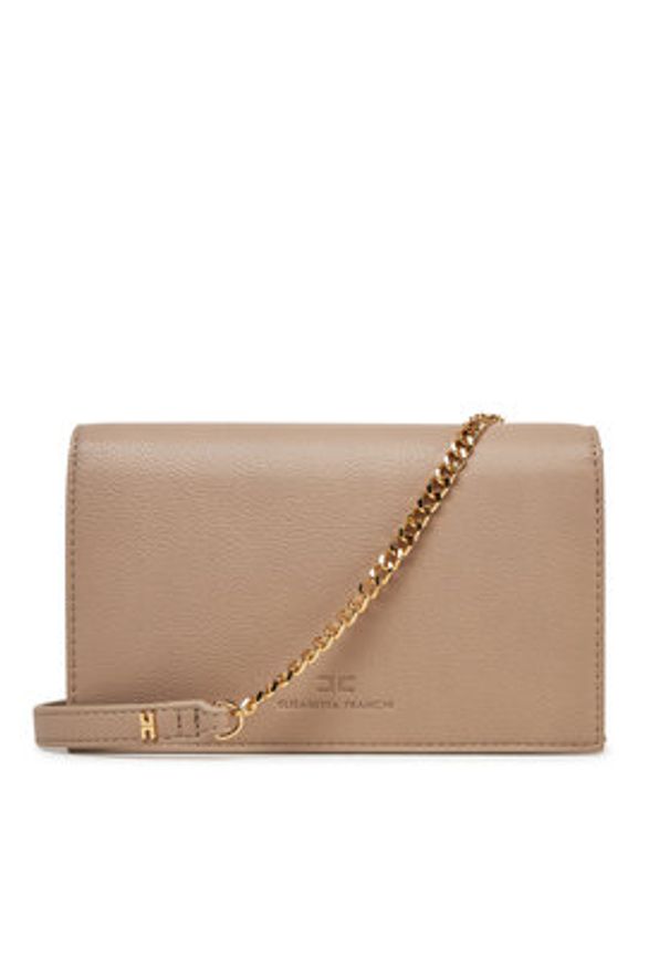 Elisabetta Franchi Torebka BS-10A-51E2-V280 Szary. Kolor: szary. Materiał: skórzane