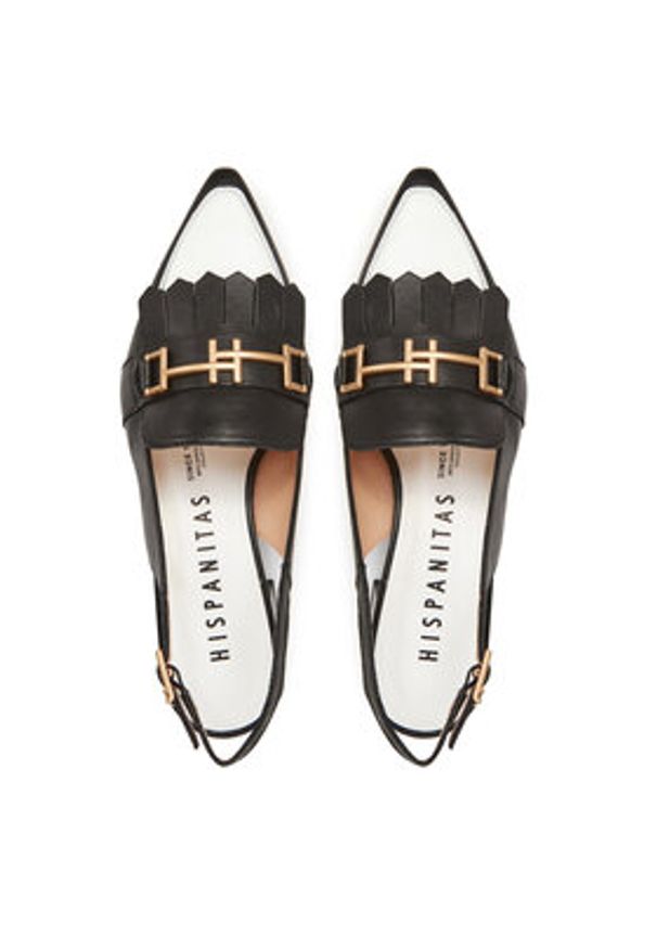 Hispanitas Baleriny Dali CHV253817 Czarny. Kolor: czarny. Materiał: skóra