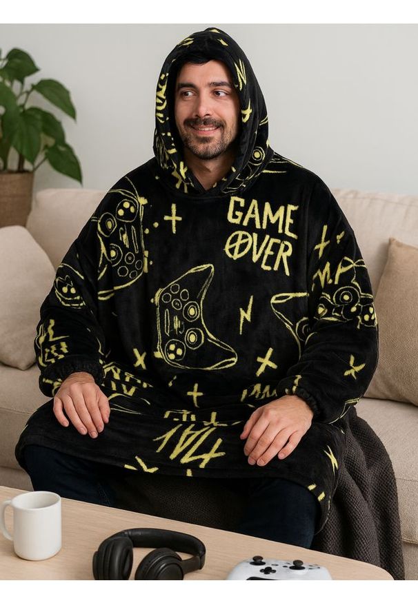 Sinsay - Bluza snuddie - zielony. Kolor: zielony