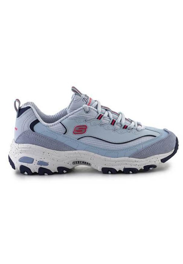skechers - Buty do chodzenia damskie Skechers 149589LBMT. Zapięcie: sznurówki. Kolor: wielokolorowy, niebieski. Materiał: materiał, syntetyk, tkanina. Szerokość cholewki: normalna. Sport: turystyka piesza