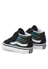 Vans Tenisówki Td Sk8-Mid Reissue V VN0A5DXDBML1 Czarny. Kolor: czarny. Materiał: skóra