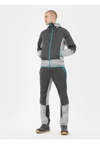 4f - Spodnie skiturowe Primaloft® Active męskie. Kolor: szary. Materiał: tkanina. Technologia: Primaloft. Sezon: zima. Sport: narciarstwo, snowboard