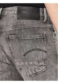 G-Star RAW - G-Star Raw Szorty jeansowe Triple A D20776-C909-C762 Szary Regular Fit. Kolor: szary. Materiał: jeans, bawełna #4