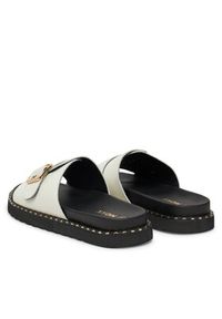 MEXX Klapki MX/019C-HY Biały. Kolor: biały. Materiał: skóra #7