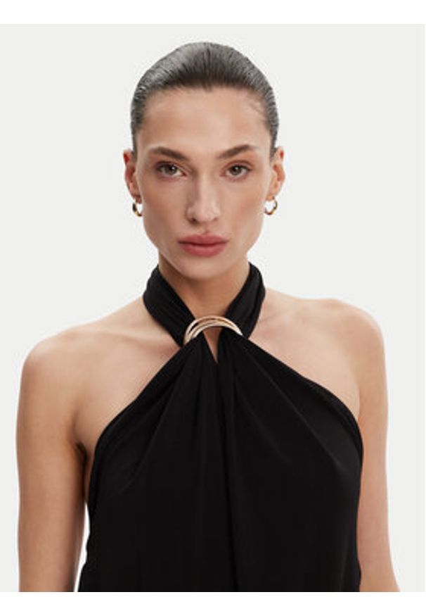 ACCESS FASHION Kombinezon 53-5512-169 Czarny Regular Fit. Kolor: czarny. Materiał: syntetyk