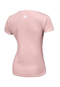 PITBULL - Koszulka bawełniana sportowa t-shirt dla dorosłych Pitbull R. Kolor: różowy, biały, wielokolorowy. Materiał: bawełna