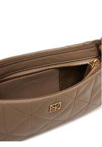 Calvin Klein Torebka Quilted Sm Shoulder Bag LV04F3327G Beżowy. Kolor: beżowy. Materiał: skórzane #5