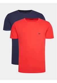 Emporio Armani Underwear Komplet 2 t-shirtów 111267 3R720 51036 Kolorowy Regular Fit. Materiał: bawełna. Wzór: kolorowy