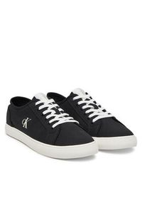 Calvin Klein Jeans Tenisówki Ess Vulc Low Mg Canvas YM0YM01209 Czarny. Kolor: czarny. Materiał: materiał #5