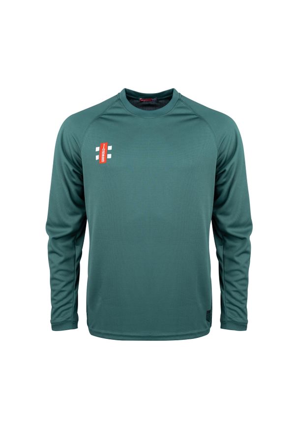 GRAY-NICOLLS - Dżersej z długim rękawem Gray-Nicolls Matrix V2. Kolor: zielony. Materiał: jersey. Długość rękawa: długi rękaw. Długość: długie