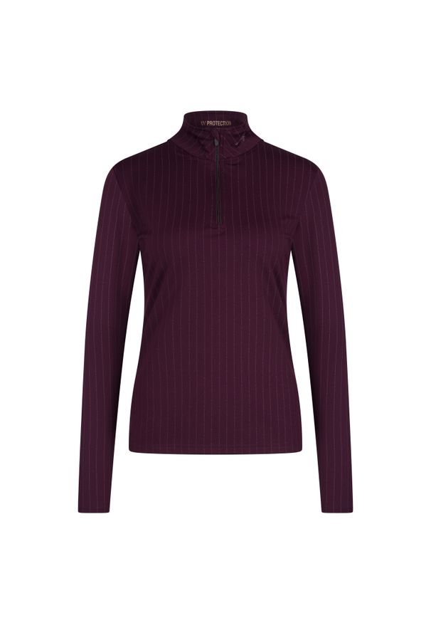 EURO-STAR - Damska koszulka do jazdy konnej Euro-Star Sole. Kolor: wielokolorowy, fioletowy, czerwony. Długość rękawa: długi rękaw