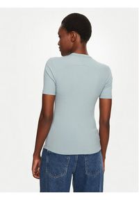 Calvin Klein T-Shirt K20K208052 Błękitny Slim Fit. Kolor: niebieski #2