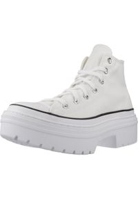 Tenisówki Converse Model Chuck Taylor All Star Lugge Kolor Biały. Kolor: biały. Materiał: tkanina. Model: Converse All Star. Sport: skateboard #1