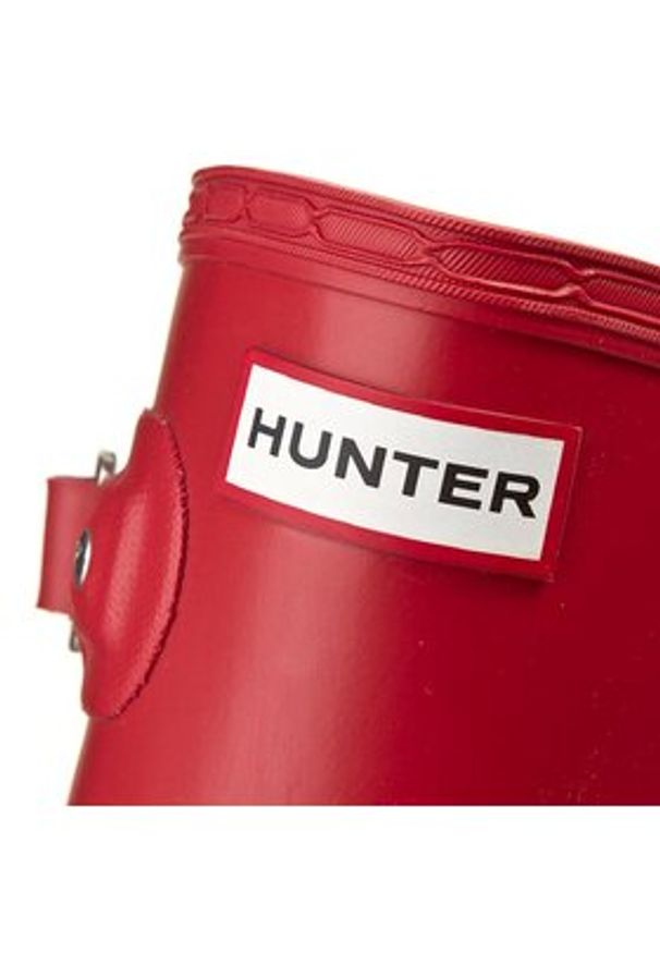 Hunter Kalosze Original Short WFS1000RMA Czerwony. Kolor: czerwony. Materiał: kauczuk