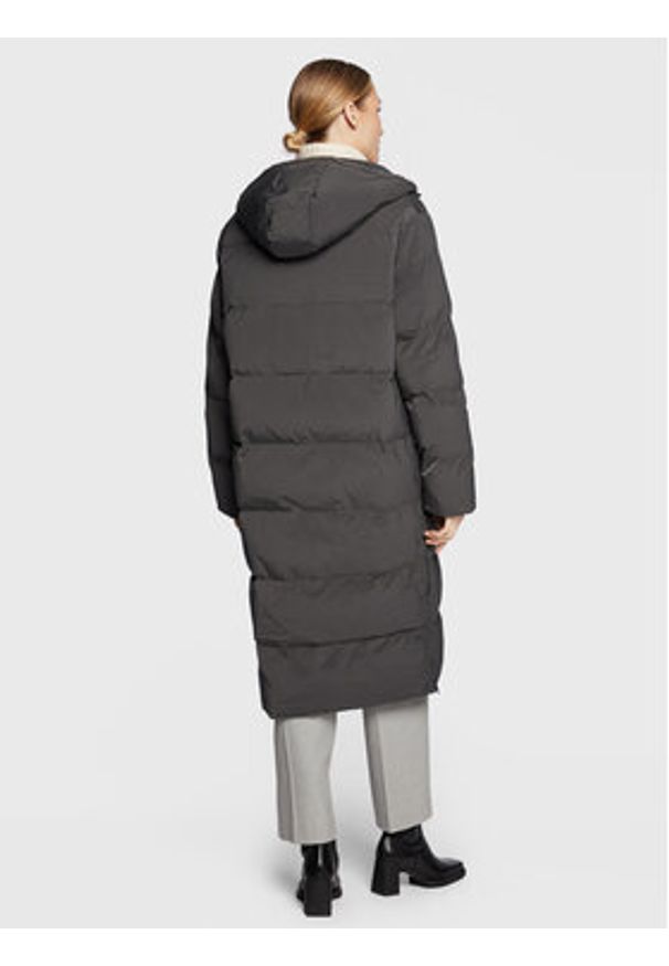 Samsoe & Samsoe - Samsøe Samsøe Płaszcz zimowy Sera F20400242 Szary Oversize. Kolor: szary. Materiał: syntetyk. Sezon: zima