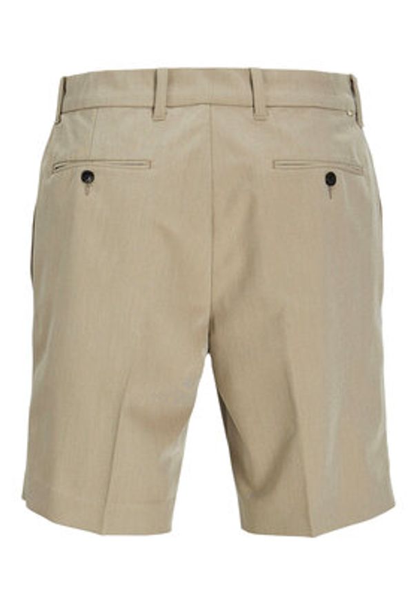 Jack & Jones - Jack&Jones Szorty materiałowe Stace 12271357 Beżowy Relaxed Fit. Kolor: beżowy. Materiał: syntetyk