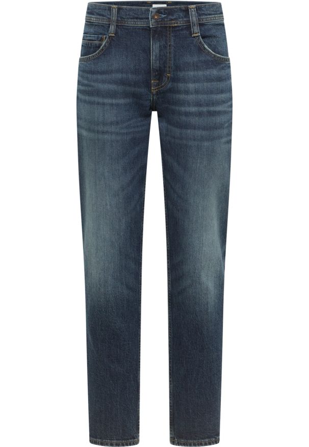 Męskie Spodnie jeansowe Mustang Style Denver Straight Denim Blue 1016817 5000 873