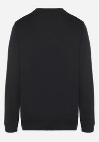 Born2be - Granatowy Sweter z Wełną Zdobiony Guzikami przy Dekolcie Acandria. Okazja: na co dzień. Kolekcja: plus size. Kolor: niebieski. Materiał: wełna. Wzór: aplikacja. Styl: klasyczny, casual, elegancki