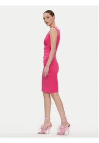 Rinascimento Sukienka codzienna CFC0117416003 Różowy Slim Fit. Okazja: na co dzień. Kolor: różowy. Materiał: syntetyk. Typ sukienki: proste. Styl: casual #4