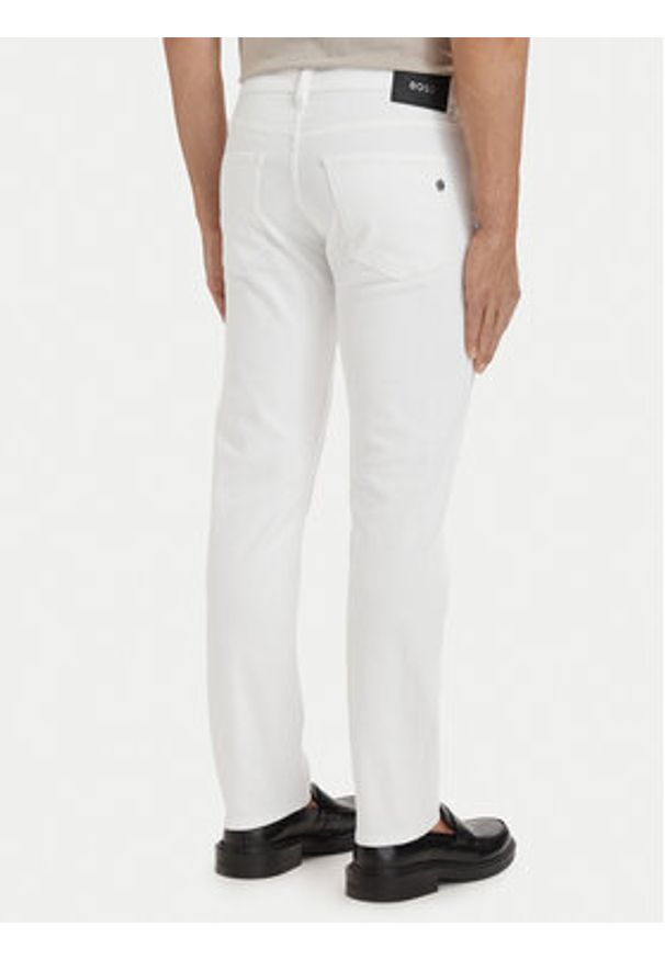 BOSS Jeansy H-Delaware 50561555 Biały Slim Fit. Kolor: biały