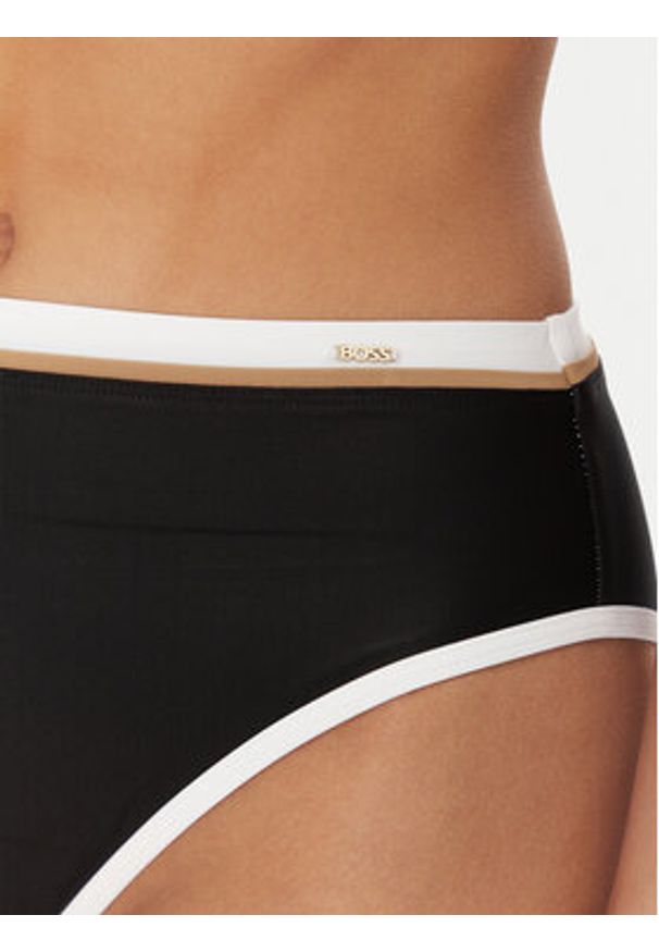 BOSS Dół od bikini 50540495 Czarny Regular Fit. Kolor: czarny. Materiał: syntetyk