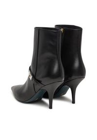 Patrizia Pepe Botki 8Y0113/L048 Czarny. Kolor: czarny. Materiał: skóra #4