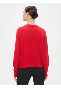 Kontatto Sweter 3M1234 Czerwony Regular Fit. Kolor: czerwony. Materiał: syntetyk #5