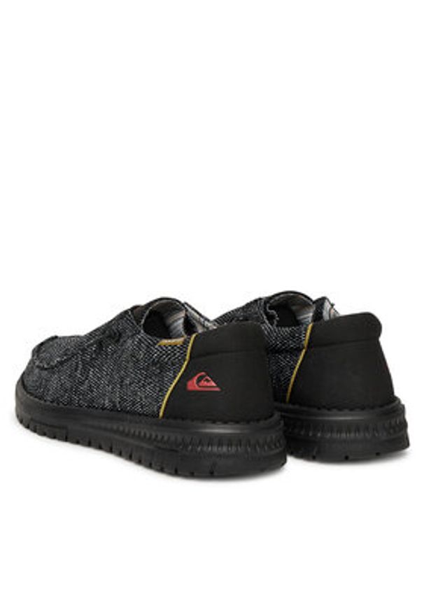 Quiksilver Półbuty WADE-01 Czarny. Kolor: czarny. Materiał: materiał