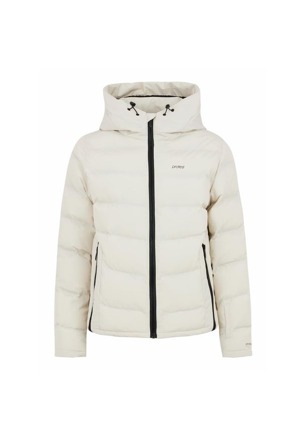 Kurtka narciarska damska Protest Prtshames. Kolor: biały. Sezon: zima. Sport: narciarstwo