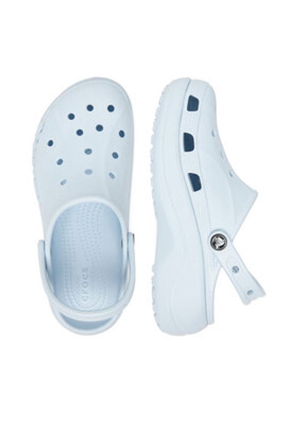 Crocs Klapki C-BAYA PLATFORM CLOG 208186-4JQ Niebieski. Kolor: niebieski. Obcas: na platformie