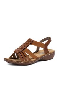 Rieker Sandały CEO-60809-24 Brązowy. Kolor: brązowy. Materiał: skóra #2