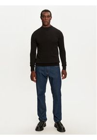 Brave Soul Sweter MK-230TURTLE1 Czarny Regular Fit. Kolor: czarny. Materiał: bawełna #3