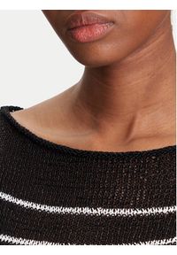 TOMMY HILFIGER - Tommy Hilfiger Sweter WW0WW46522 Czarny Regular Fit. Kolor: czarny. Materiał: syntetyk, wiskoza #5