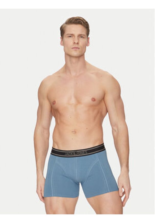 Jack & Jones Komplet 3 par bokserek Richard 12268499 Kolorowy. Materiał: bawełna. Wzór: kolorowy