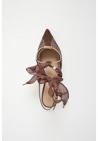 Pinko - Baleriny damskie skórzane PINKO. Materiał: skóra #2