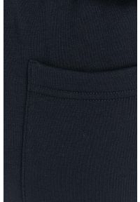 Max Mara Leisure spodnie damskie kolor granatowy gładkie. Kolor: niebieski. Materiał: dzianina, poliester. Wzór: gładki