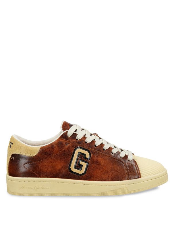 GANT - Sneakersy Gant. Kolor: brązowy