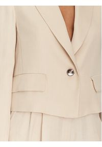 Marella Marynarka Salvia 2515041121 Beżowy Regular Fit. Kolor: beżowy. Materiał: wiskoza #2