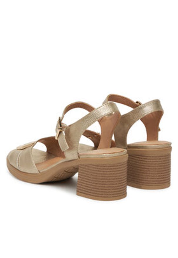 Clara Barson Sandały WS10006-07 Złoty. Kolor: złoty. Materiał: materiał, syntetyk