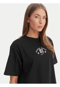 Guess T-Shirt W6RI20 K8HM0 Czarny Oversize. Kolor: czarny. Materiał: bawełna #4