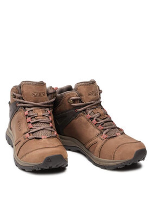 keen - Keen Trekkingi Terradora II Leather Mid Wp 1023728 Brązowy. Kolor: brązowy. Materiał: nubuk, skóra