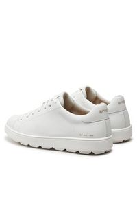 Geox Sneakersy U Spherica Ecub-1 U45GPC 00085 C1000 Biały. Kolor: biały. Materiał: skóra