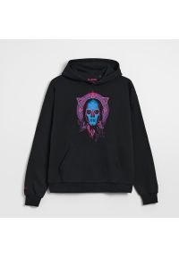 House - Bluza z kapturem i nadrukiem Harry Potter - Czarny. Typ kołnierza: kaptur. Kolor: czarny. Wzór: nadruk #1