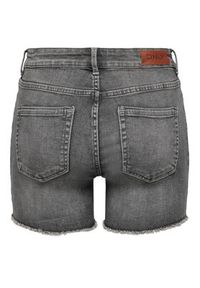only - ONLY Szorty jeansowe 15196303 Szary Regular Fit. Kolor: szary. Materiał: bawełna