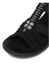 Rieker Sandały CEO-60806-00 Czarny. Kolor: czarny. Materiał: materiał #2